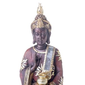 Buda Abhaya Mudra Caoba 2