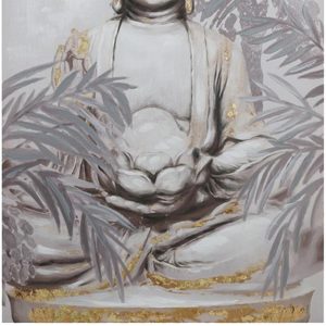 Cuadro Abstracto Buda Sentado Gold 4